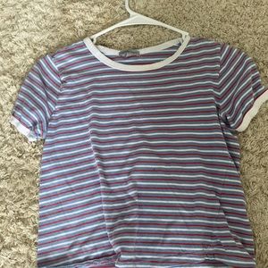 Red white and blue crop top